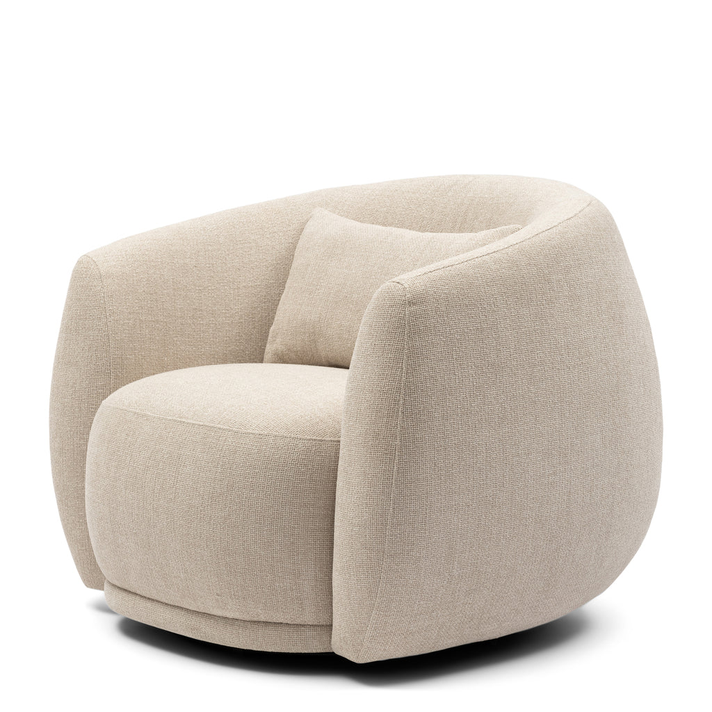 Leonardo draaistoel Glossy Flax